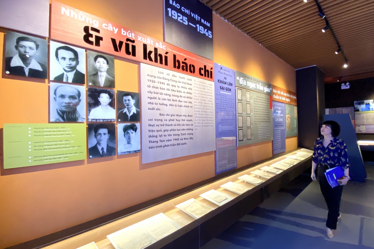 Di sản báo chí các thời kỳ trong Bảo tàng Báo chí Việt Nam